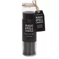 Large Protection Black Opium Jar Candle