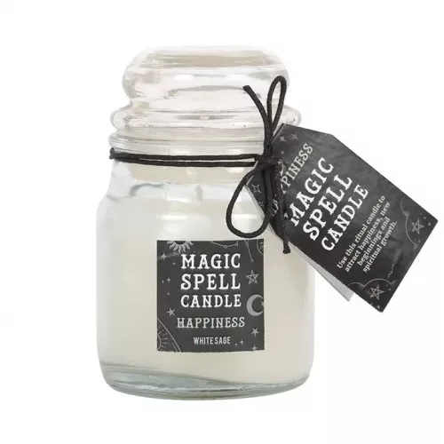 Small Happiness White Sage Jar Candle